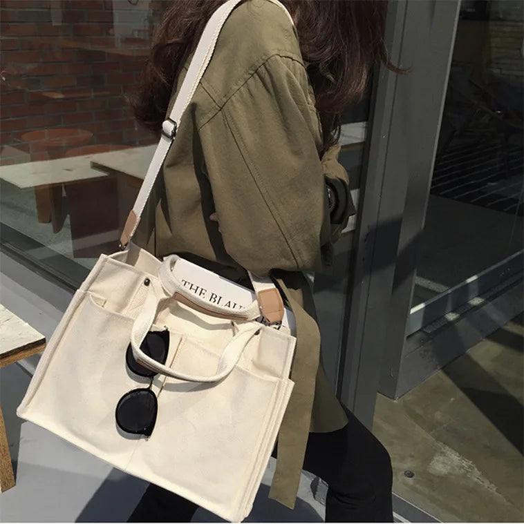 Canvas Crossbody Bag for Women Shoulder Bag Messenger Bag