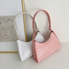 Solid Chain Handbag for Women Shopping Bag Casual Totes Shoulder Bags