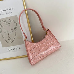 Solid Chain Handbag for Women Shopping Bag Casual Totes Shoulder Bags