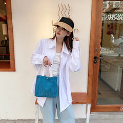 Small Corduroy Lunch Bag for Children and Women