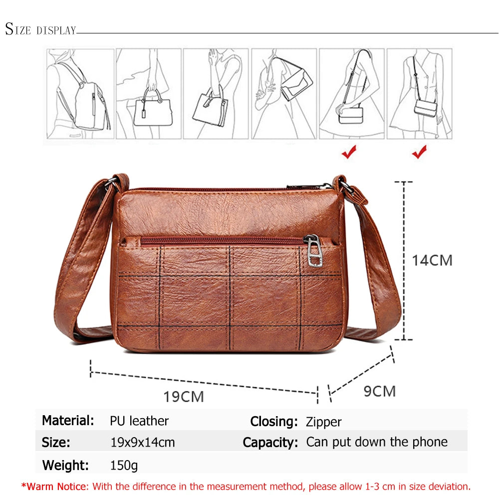 Mini Women's Shoulder Bag High Leather Messenger Bags