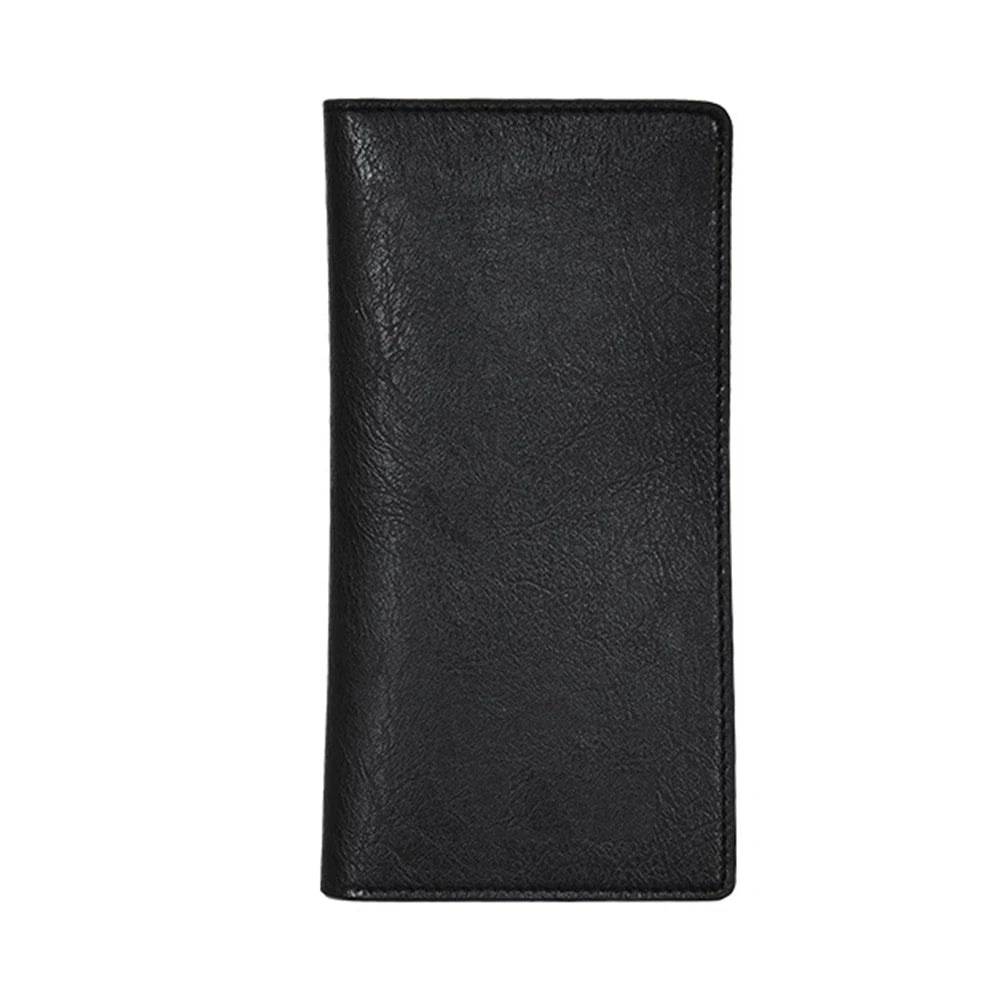 Men Multi-slot Faux Leather Bifold Clutch Purse Long Wallet