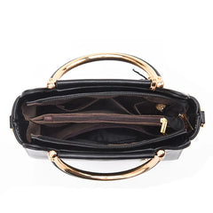 Solid Leather Handbags for Women Crossbody Shoulder Bags