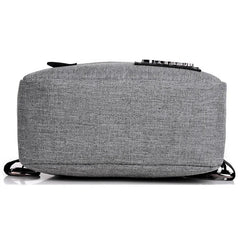 Solid Men Casual Usb Chest Pack Shoulder Bag Travel Male Messenger Bag
