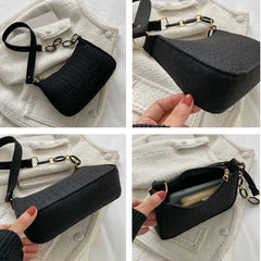 Green Mini Shoulder Purse Women Underarm Bag Ladies Clutches Handbag