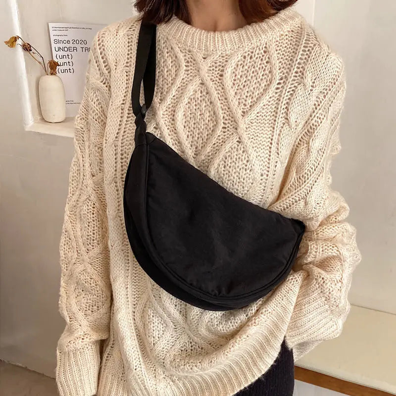 Nylon Crossbody Bag Women Shoulder Messenger Casual Handbag