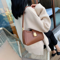 Women's Lock Handbags Small Travel Hand Bag Lady Bags