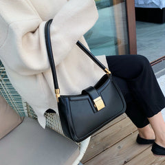 Women's Lock Handbags Small Travel Hand Bag Lady Bags