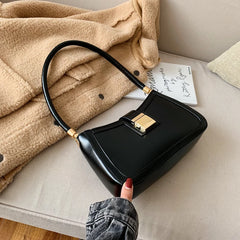 Women's Lock Handbags Small Travel Hand Bag Lady Bags
