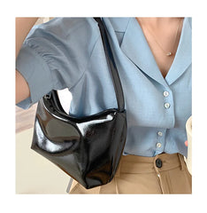 PU Leather Shoulder Bags For Women - Underarm Shopper Handbag Tote Bag