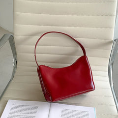 PU Leather Shoulder Bags For Women - Underarm Shopper Handbag Tote Bag