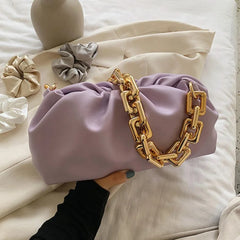 Soft Leather Women's Shoulder Bag Travel Armpit Bag