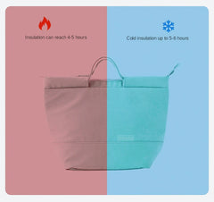Portable Lunch Cooler Bag Food Containers Box Storage Handbags