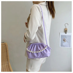 Pearl Shoulder Handbag for Women Crossbody Bag