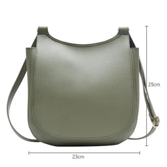 Casual PU Leather Women Large Capacity Flap Crossbody Bag