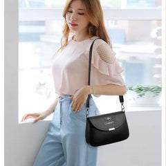 Vintage Soft PU Leather Flap Shoulder Crossbody Bag Purses Handbags