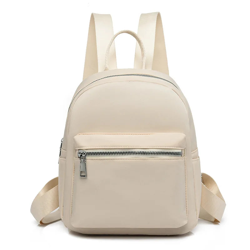 Waterproof Oxford Mini Backpack for Women Multi-Function School Bags