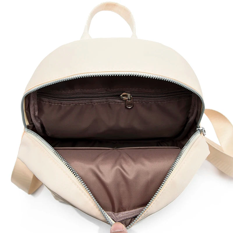 Waterproof Oxford Mini Backpack for Women Multi-Function School Bags