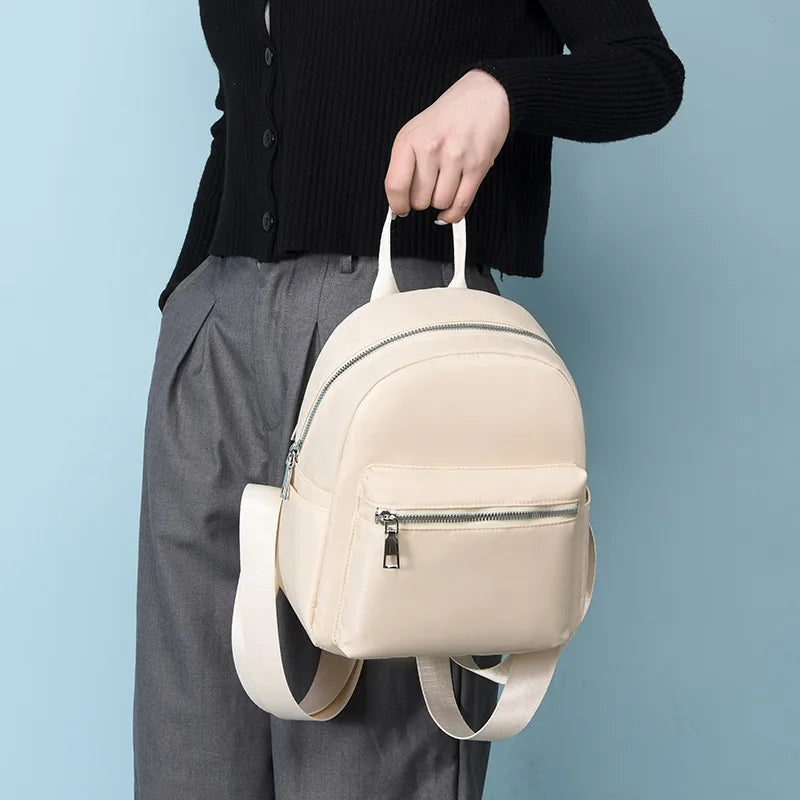 Waterproof Oxford Mini Backpack for Women Multi-Function School Bags