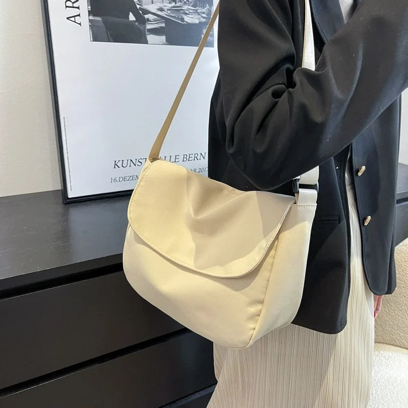 Waterproof Nylon Crossbody Bag Women Purse Small Messenger Shoulder Handbag
