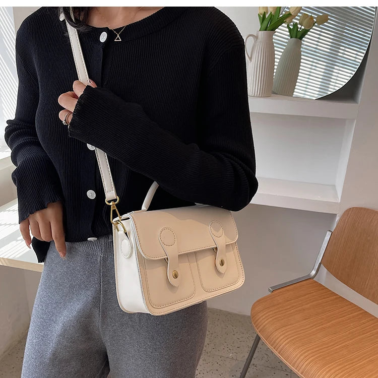 Stylish Women Crossbody Shoulder Bag with Short Handle