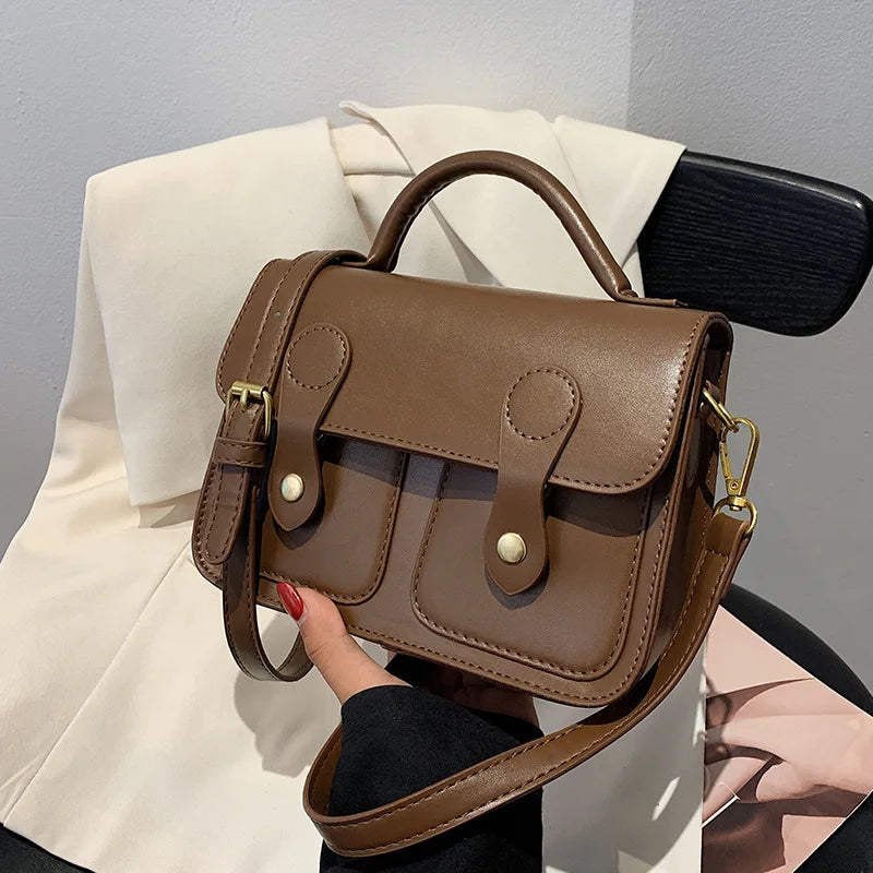 Stylish Women Crossbody Shoulder Bag with Short Handle