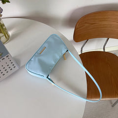 Lightweight Women's Nylon Underarm Hobo Bag Small Clutch Purse