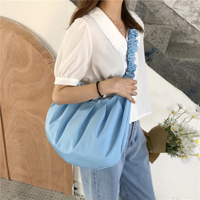Nylon Shoulder Bag For Women Crossbody High Capacity
