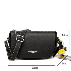 Solid Dumplings Bags Women Leather Shoulder Bag High-quality Crossbody Bags