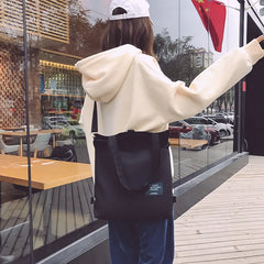 Large Capacity Girl Canvas Shoulder Female Bags Women's School Messenger Bags