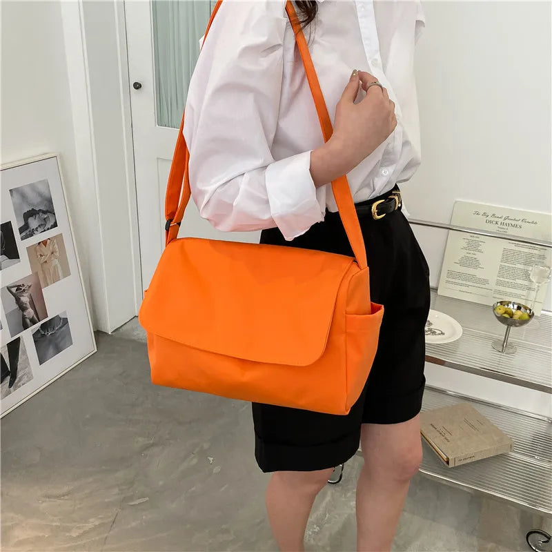 Large Capacity Oxford Crossbody Bag for Women
