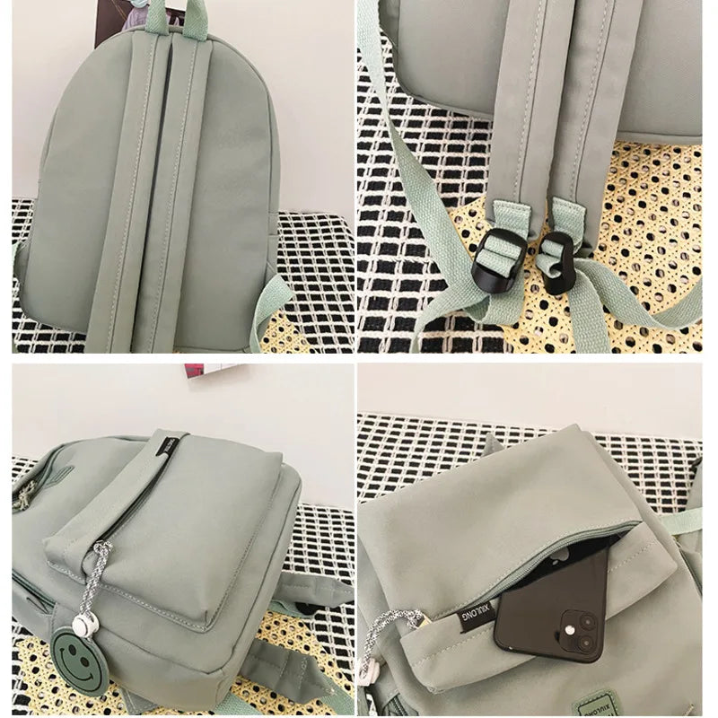Teen Girls Kids Small School Bag Backpack Nylon Back To School Children Bag