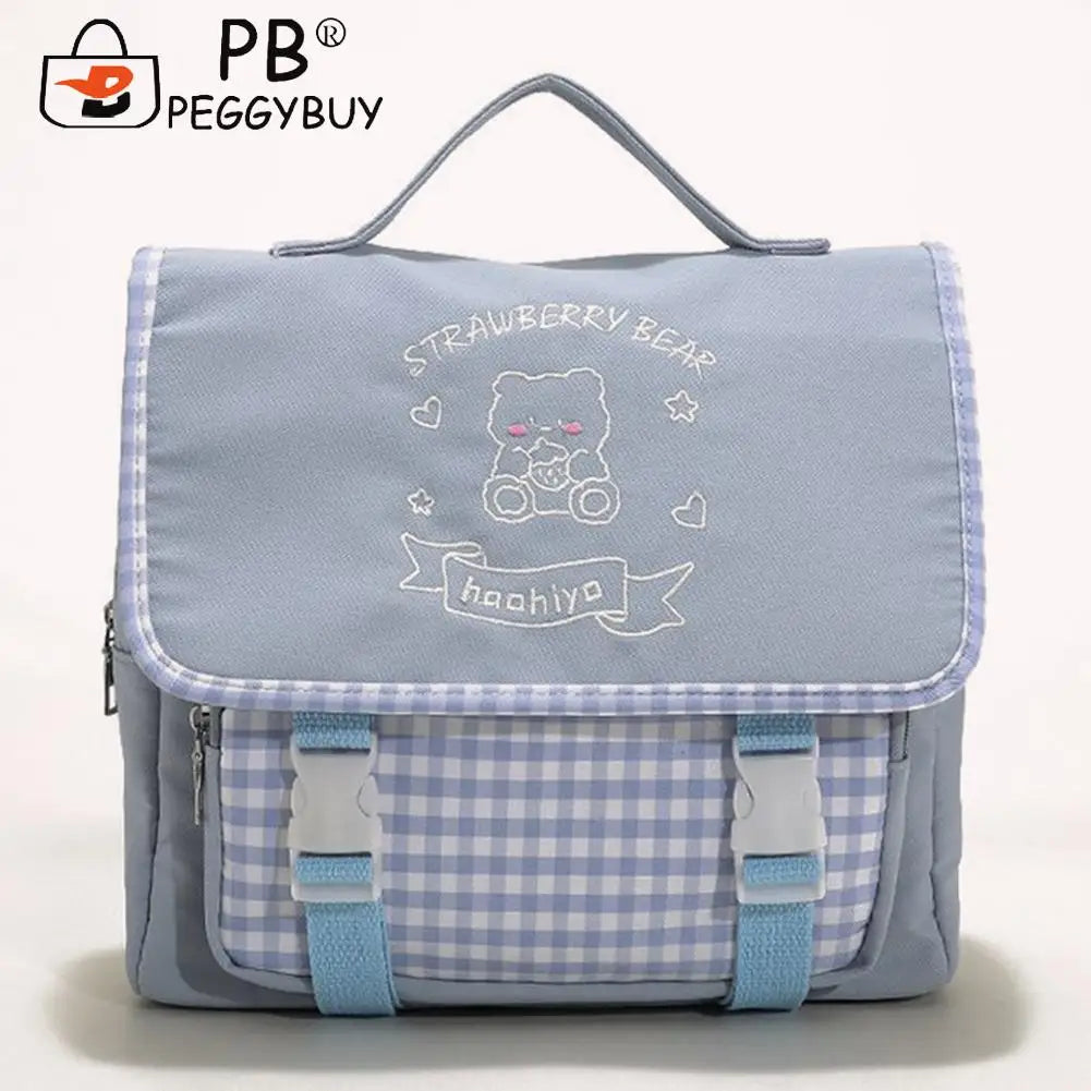 Japanese Nylon Student School Bag Softback for Daughter