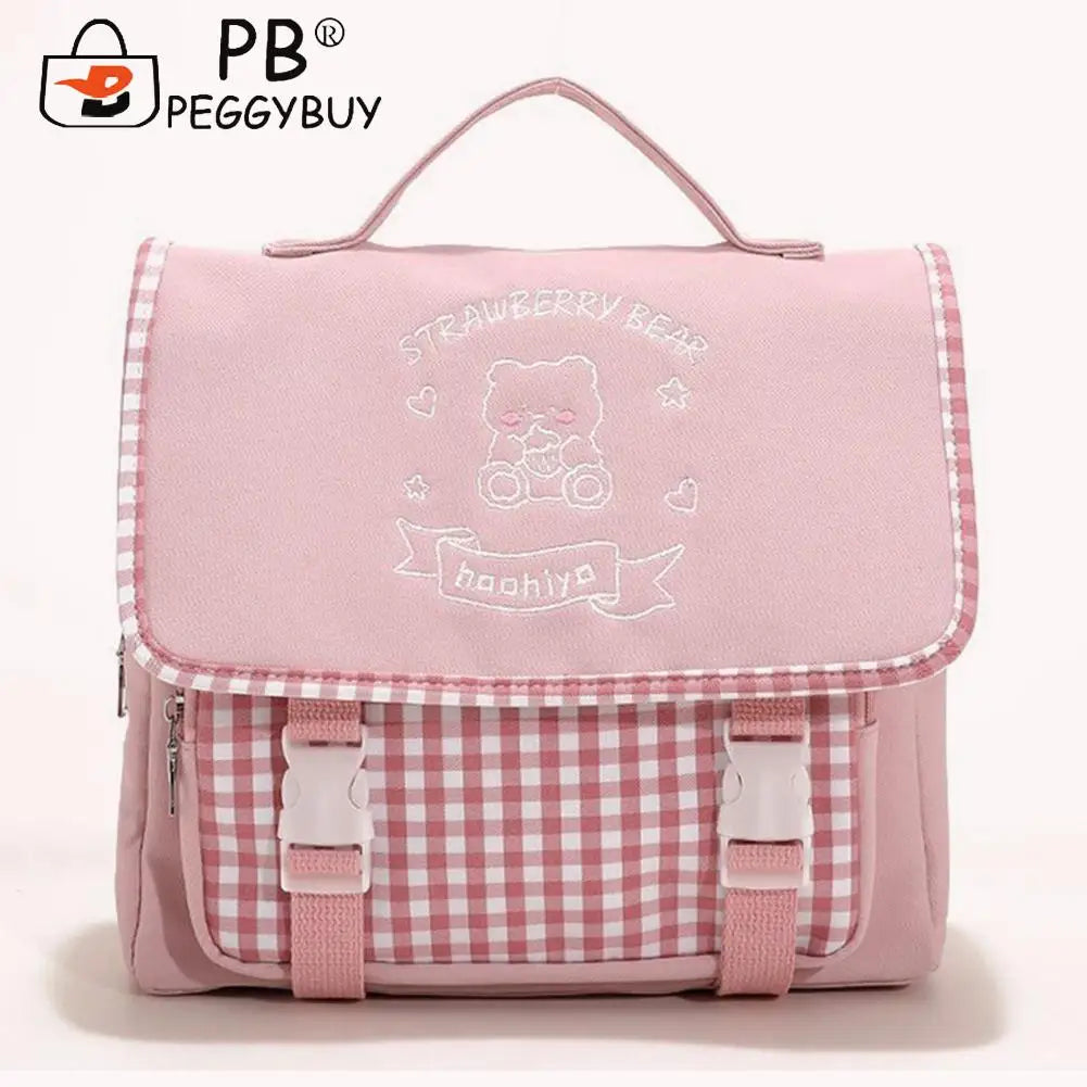 Japanese Nylon Student School Bag Softback for Daughter