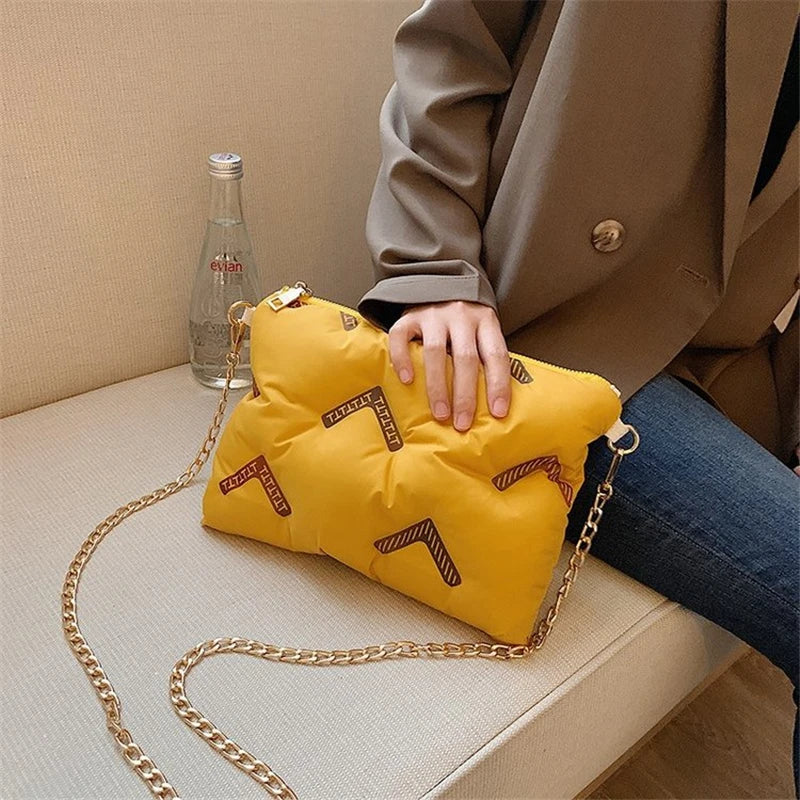 Space Cotton Small Square Bag Shoulder Bag Handbags for Women