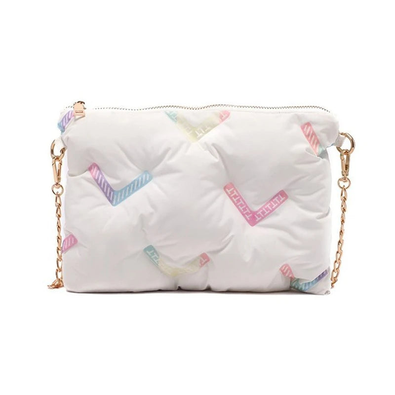 Space Cotton Small Square Bag Shoulder Bag Handbags for Women