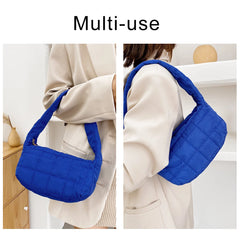 Quilted Winter Padded Shoulder Bag for Women