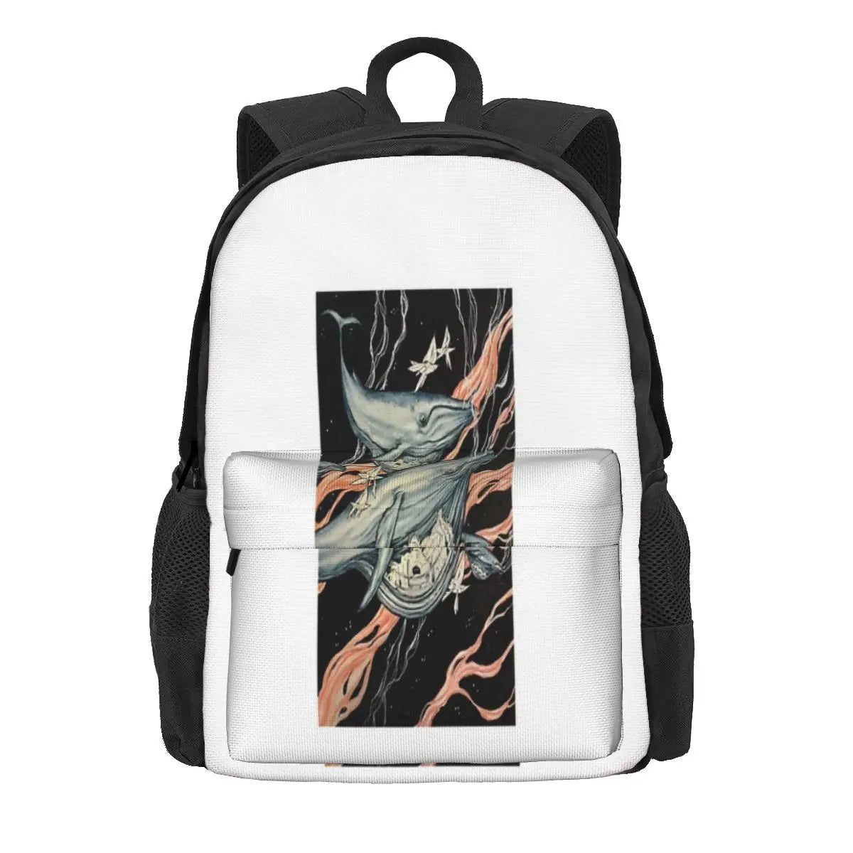 Space Whales Backpacks Men's and Women's Bags