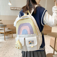 Sport School Bag College Student Bookbag Casual Large Capacity