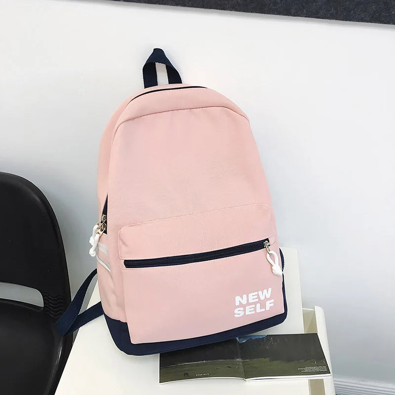 Sports Backpack Contrast Large Capacity Student Bag