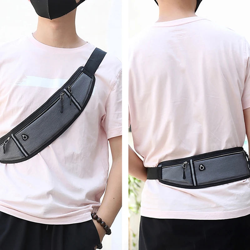 Waterproof Sports Running Waist Bag Men Women Fanny Pack