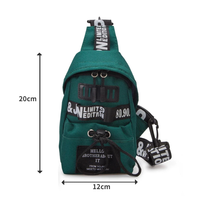 Sports Summer Harajuku Shoulder Messenger Bag Female Small Bag