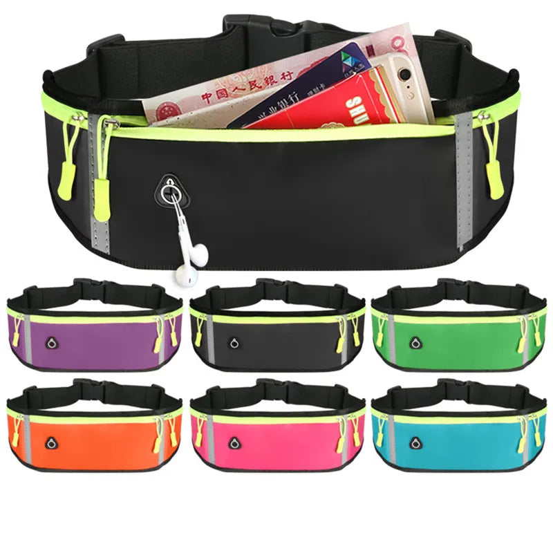 Waterproof Sports Waist Pack Running Belt Fanny Pack Women Men