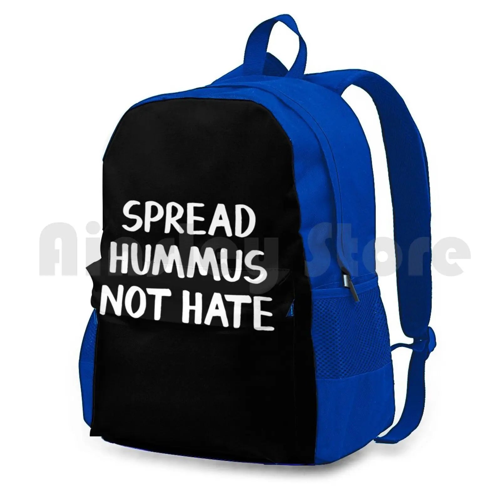 Spread Hummus Not Hate Outdoor Hiking Backpack - Waterproof Camping Travel