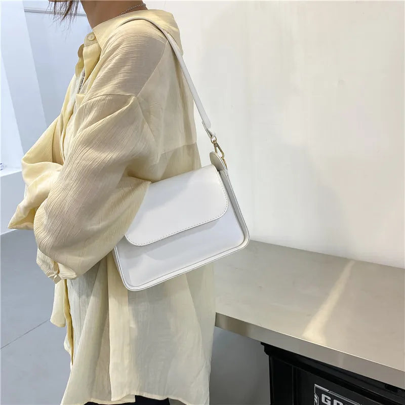 Spring Flap Women Handbag PU Leather Shoulder Bags Flap Crossbody Bag
