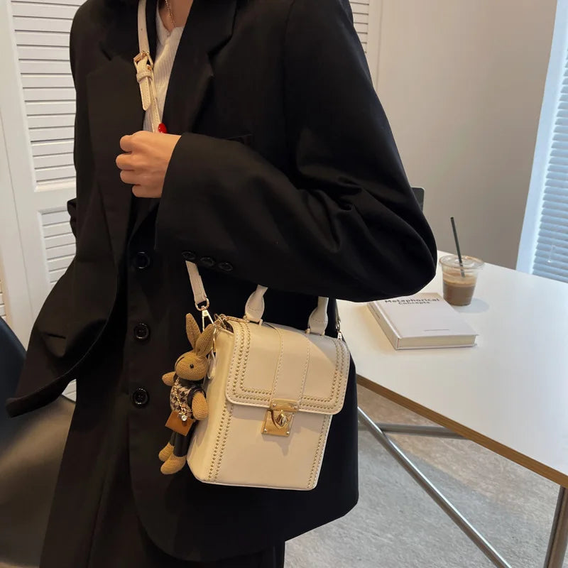 Spring Texture Shoulder Handbag All-match Messenger Small Bag