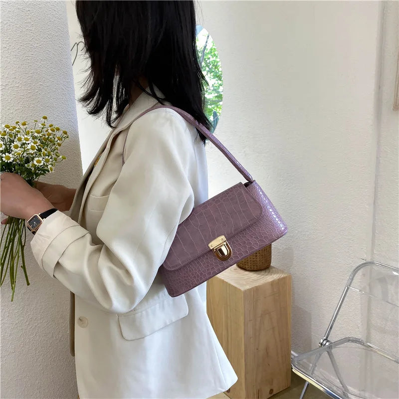 Spring Summer Woman Retro Handbags PU Leather Shoulder Bag Female Bolsa Vintage
