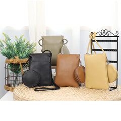 Mini Mobile Phone Bag for Girls PU Handbag