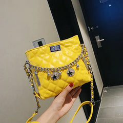 Star Chain Women's Shoulder Bag Winter Girl Bag