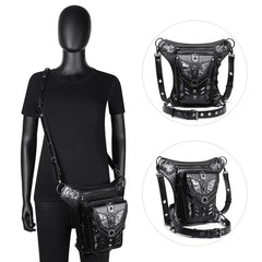 Steampunk Chain Bag Locomotive Single Shoulder Messenger Waist Fanny Pack